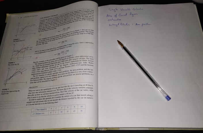 Book with blank page inserted between pages, representing integrated note-taking